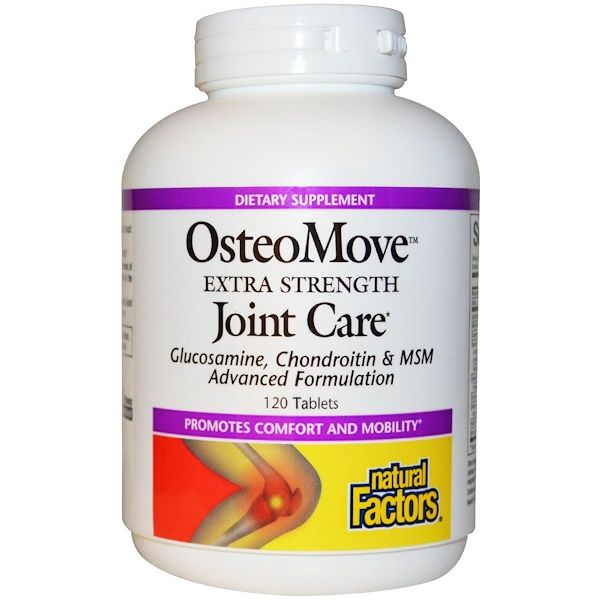 Natural Factors, OsteoMove, Extra Strength Joint Care, 120 s