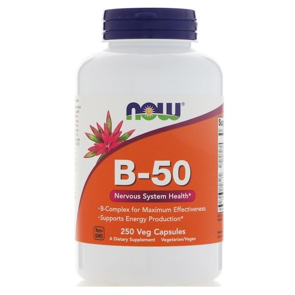 Now Foods, B-50, 250 Veg s 250 Count