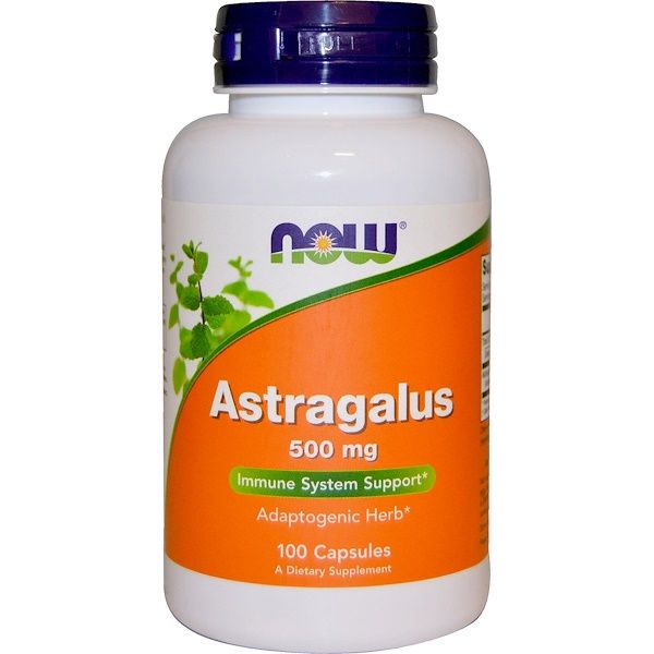 Now Foods, Astragalus, 500 mg, 100 s 100 Count