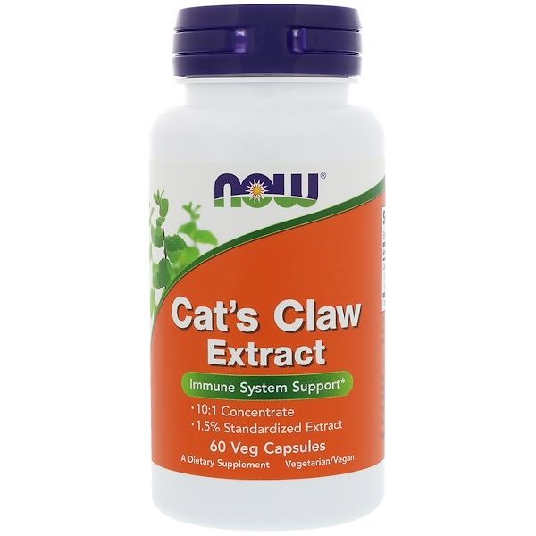 Now Foods, Cat's Claw Extract, 60 Veg s 120 Count (2x60)