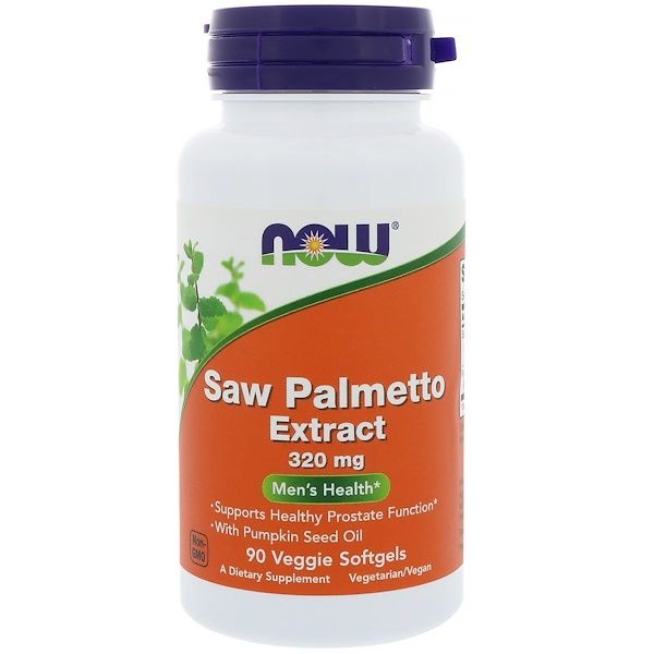 Now Foods, Saw Palmetto Extract, 320 mg, 90 Veggie Softgels 180 Count (2x90)