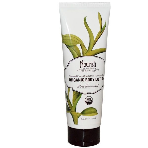 Nourish Organic, Body Lotion, Pure Unscented, 8 fl oz (236 ml) (Discontinued Item)