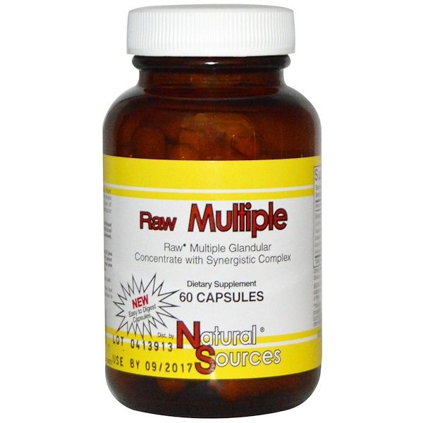 Natural Sources, Raw Multiple, 60 s 60 Count