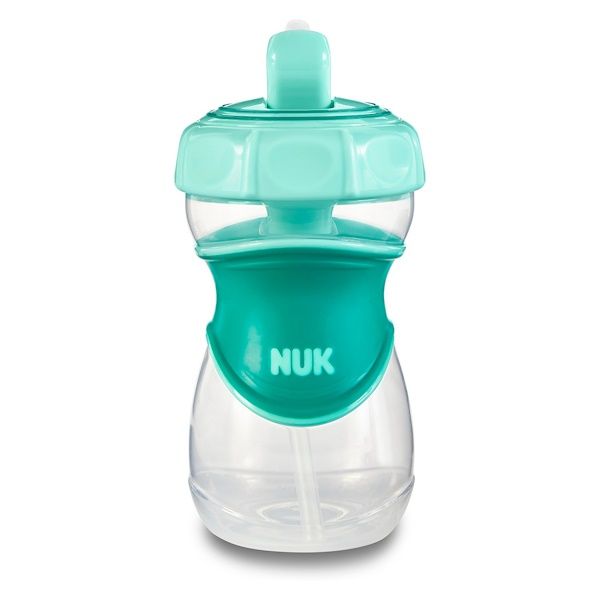 NUK, Everlast Straw Cup, Blue, 12+ Months, 1 Cup, 10 oz (300 ml) (Discontinued Item)