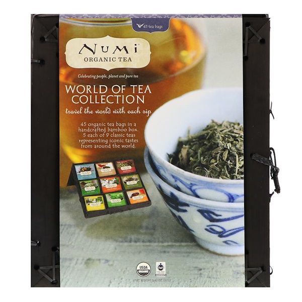 Numi Tea, World of Tea Organic Collection, 45 Tea Bags, 3.42 oz (97 g) 45 Count