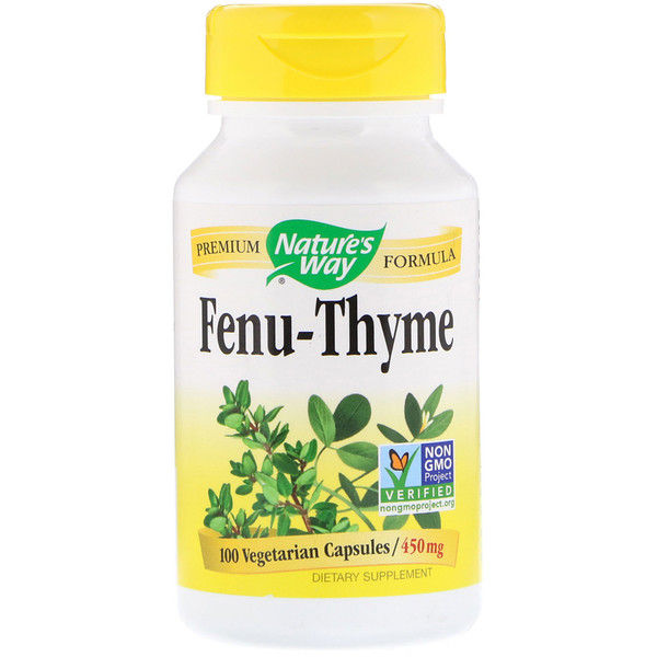 Nature's Way, Fenu-Thyme, 450 mg, 100 Vegetarian s