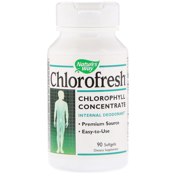 Nature's Way, Chlorofresh, Chlorophyll Concentrate, 90 Softgels 90 Count