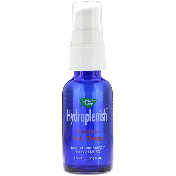 Nature's Way, Hydraplenish, Sodium Hyaluronate Serum, Plus Vitamin C, 1 fl oz (30 ml)