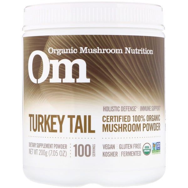 Organic Mushroom Nutrition, Turkey Tail, Mushroom Powder, 7.14 oz (200 g)