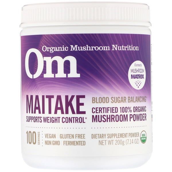 Organic Mushroom Nutrition, Maitake, Mushroom Powder, 7.14 oz (200 g)