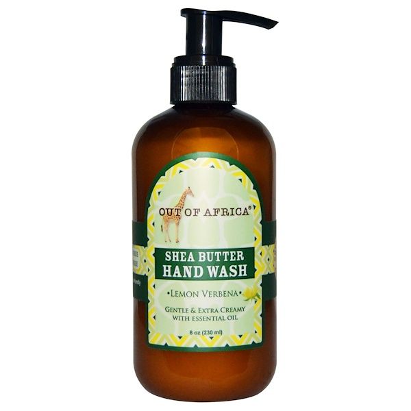 Out of Africa, Shea Butter Hand Wash, Lemon Verbena, 8 fl oz (230 ml)