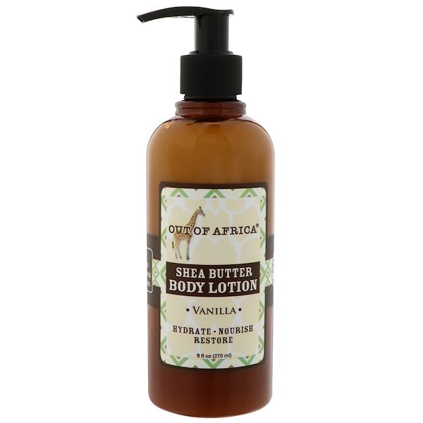 Out of Africa, Shea Butter Body Lotion, Vanilla, 9 fl oz (270 ml)