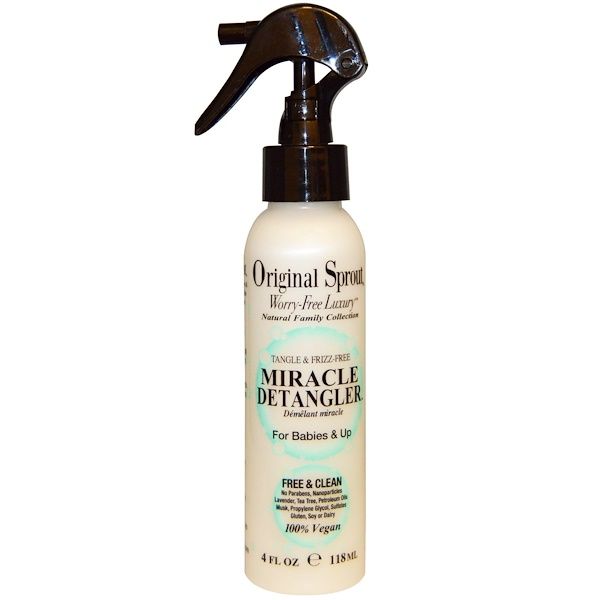 Original Sprout Inc, Miracle Detangler, For Babies & Up, 4 fl oz (118 ml)
