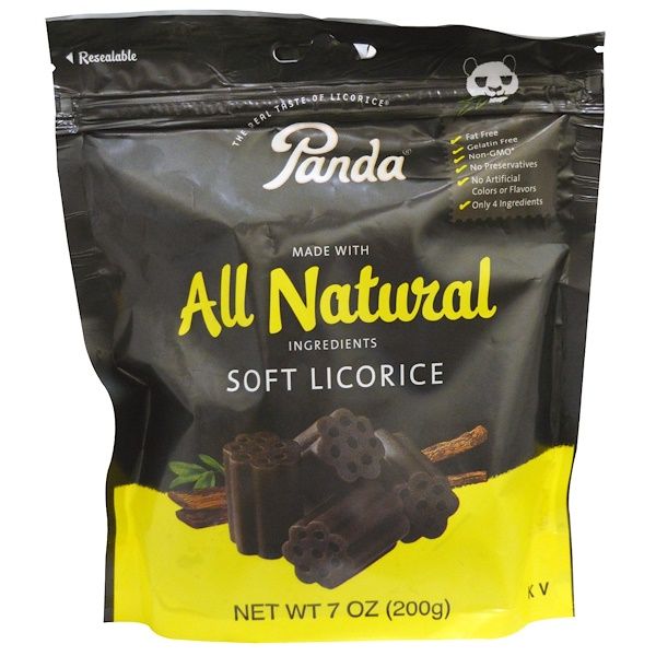 Panda Licorice, Soft Licorice, 7 oz (200 g)