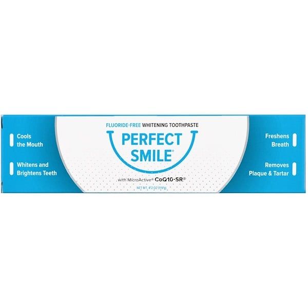 Perfect Smile, Fluoride-Free Whitening Toothpaste With CoQ10-SR, 4.2 oz (119 g)