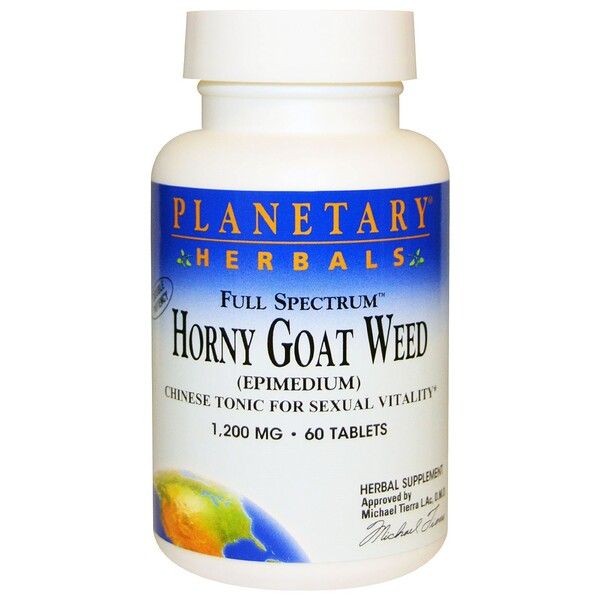 Planetary als, Horny Goat Weed, Full Spectrum, 1,200 mg, 60 s 120 Count (2x60)