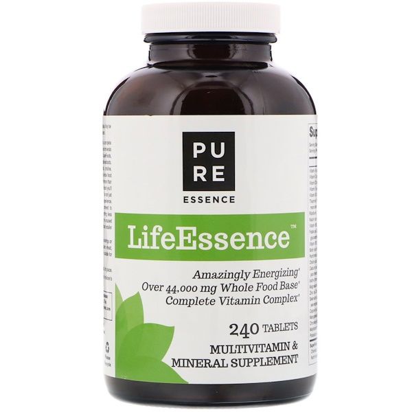Pure Essence, LifeEssence, Multivitamin & Mineral, 240 Tablets 240 Count