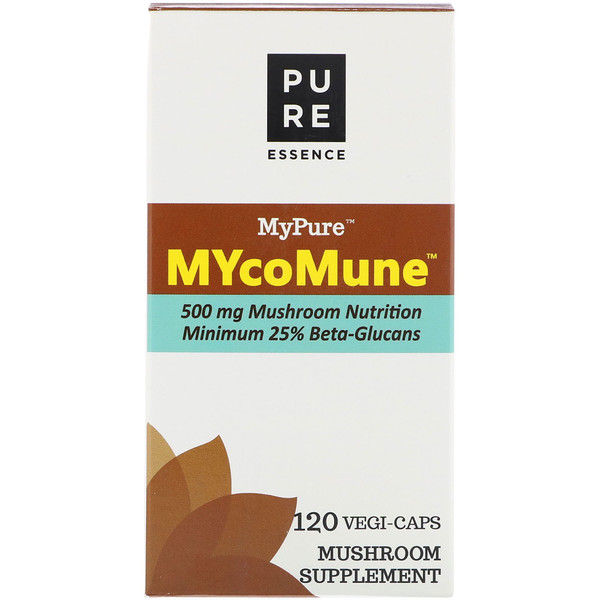 Pure Essence, MyPure, MYcoMune, 120 Vegi-Caps 120 Count