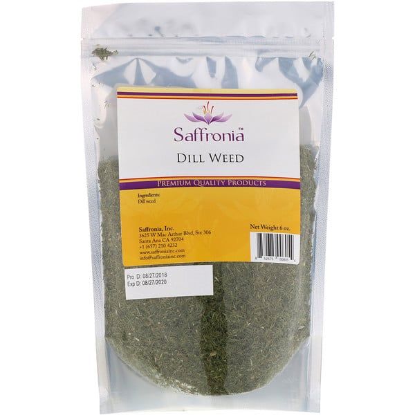 Saffronia Inc, Dill Weed, 6 oz