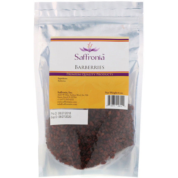 Saffronia Inc, Barberries, 6 oz