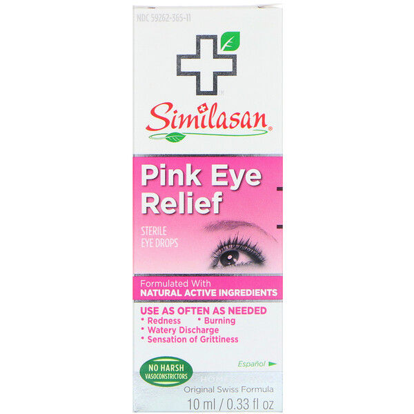 Similasan, Pink Eye , Sterile Eye Drops, 0.33 fl oz (10 ml)