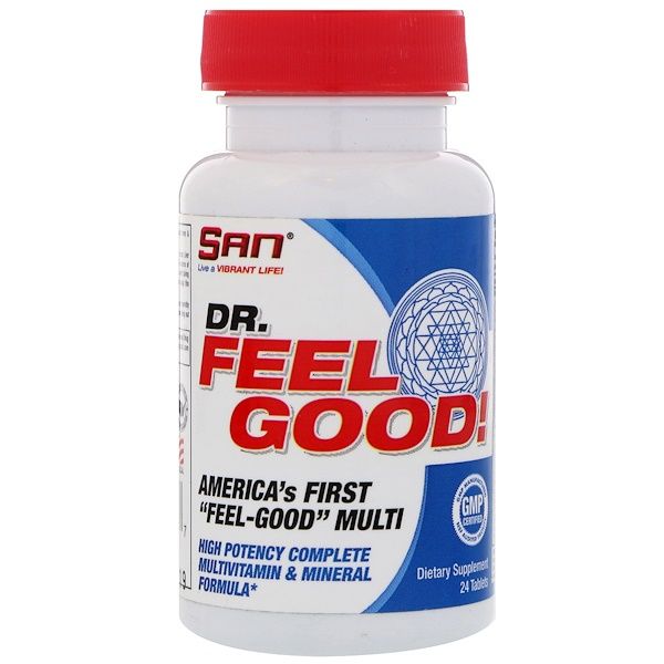 SAN Nutrition, Dr Feelgood, Multivitamin, 24 Tablets 24 Count