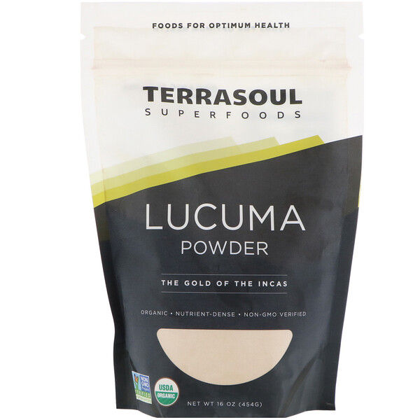 Terrasoul Superfoods, Lucuma Powder, The Gold Of The Incas, 16 oz (454 g)