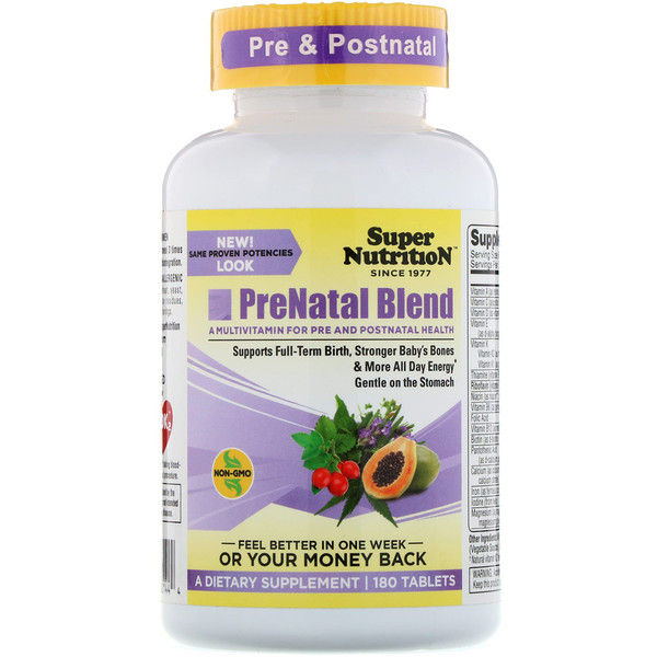 Super tion, PreNatal Blend, 180 s 180 Count