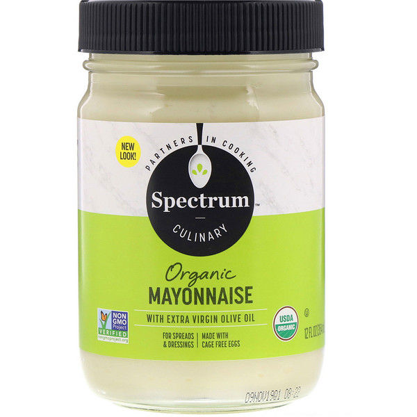 Spectrum Culinary, Organic Mayonnaise with Extra Virgin Olive Oil, 12 fl oz (354 ml)