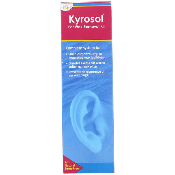 Squip, Kyrosol, Ear Wax Removal Kit, 5 Piece Kit 2 Count (2x1)