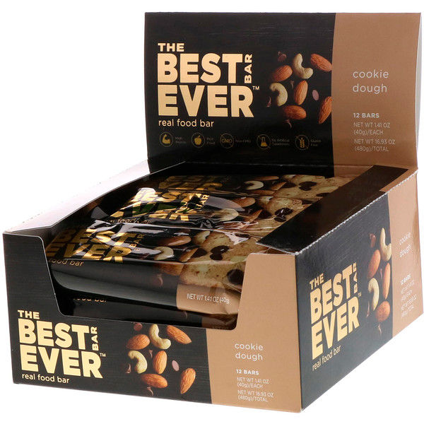 Best Bar Ever, Cookie Dough, 12 Bars, 1.41 oz (40 g) Each
