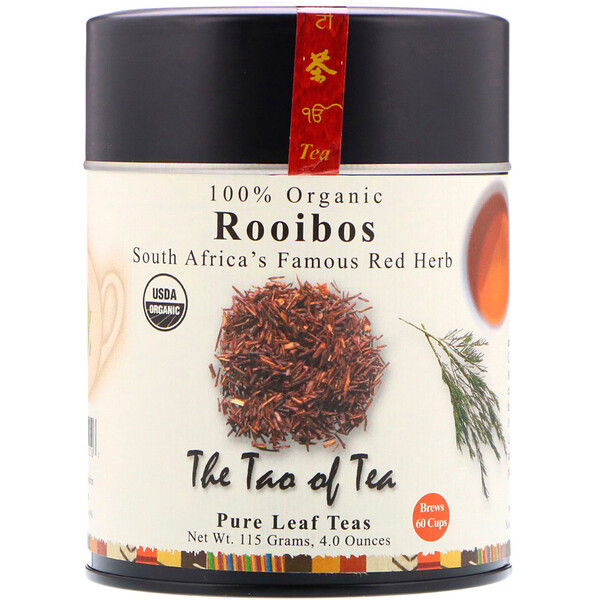 The Tao of Tea, 100% Organic Rooibos, South Africa's Famous Red Herb, 4.0 oz (115 g)