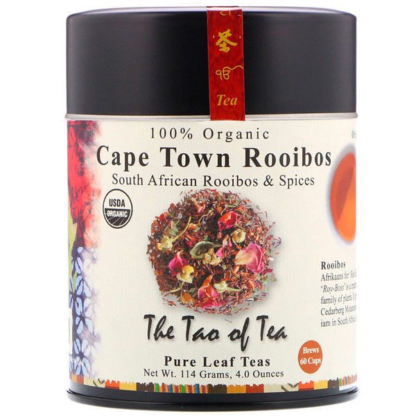The Tao of Tea, 100% Organic South African Roobios & Spices, Cape Town Rooibos, 4.0 oz (114 g)