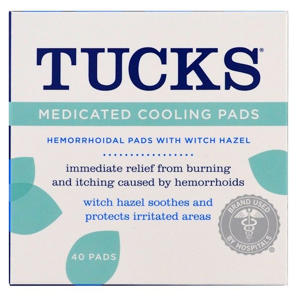 Tucks, Medicated Cooling Pads, 40 Pads 80 Count (2x40)