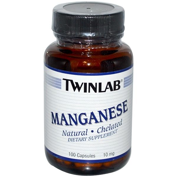 Twinlab, Manganese, 10 mg, 100 s