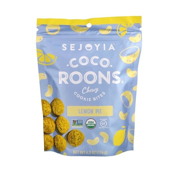 Sejoyia, Coco-Roons, Chewy Cookie Bites, Lemon Pie, 6.2 oz (176 g)