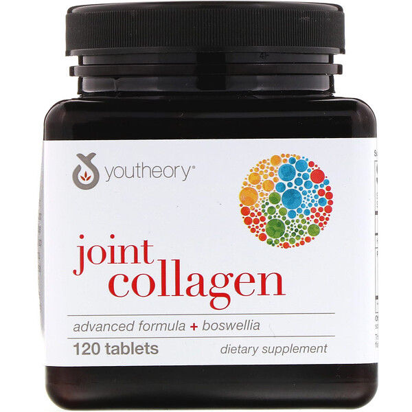Youtheory, Joint Collagen, Advanced Formula + Boswellia, 120 s