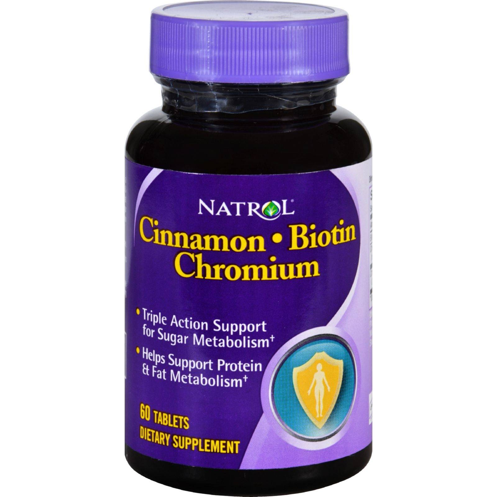 Natrol Cinnamon Biotin Chromium - 60 s