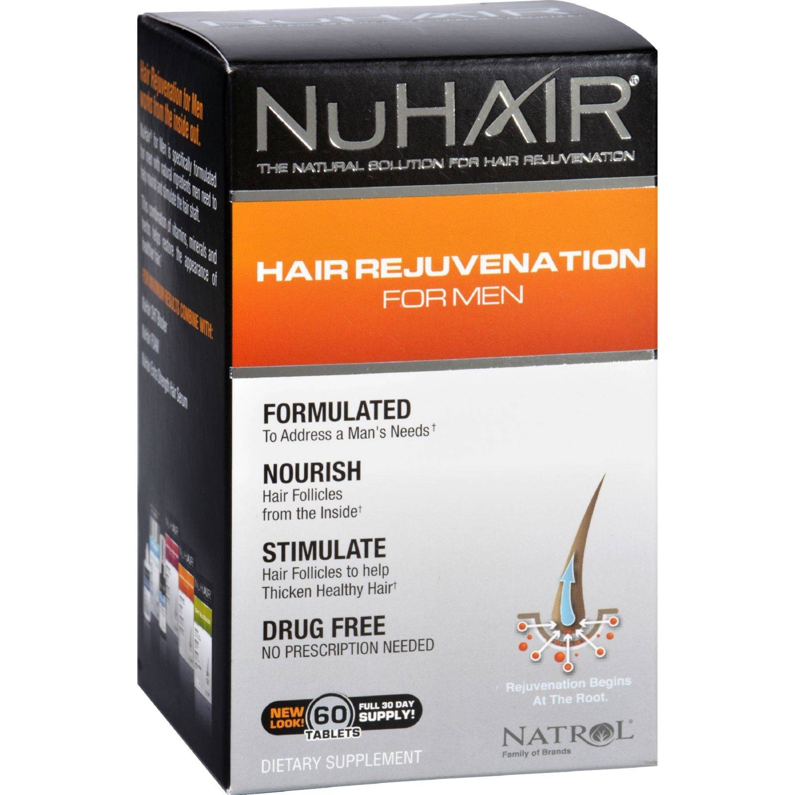 Nuhair Hair Regrowth For Men - 60 s
