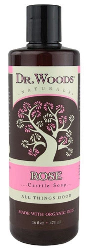 Dr. Woods Naturals Castile Liquid Soap - Rose - 16 Fl Oz