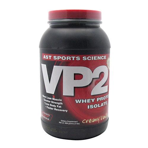 Ast Sports Science  Whey Protein Isolate, Vp2 Creamy Vanilla 2Lb