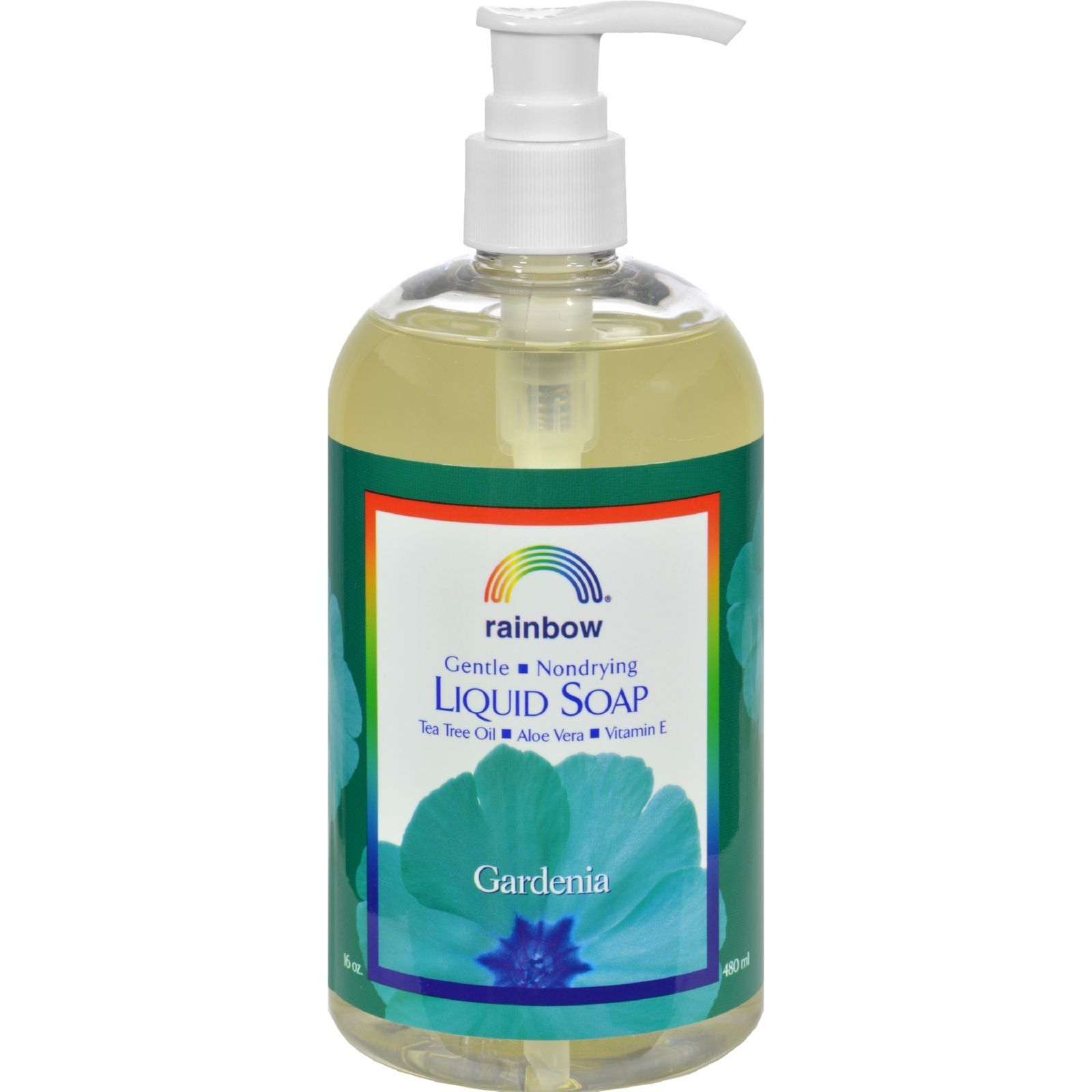 Rainbow Research Liquid Soap - Gentle Nondrying - Gardenia Scent - 16 Fl Oz