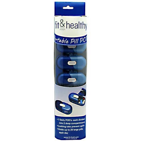 Fit And y Portable Pill Pods - 7 Pods