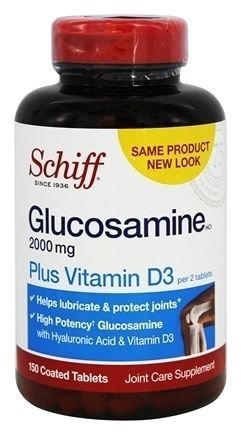 Schiff s Glucosamine - Plus  D3 - 2000 Mg - 150 s