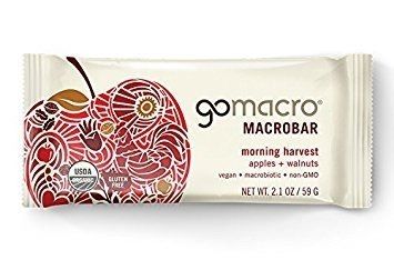 Gomacro  Macrobar - Apples And Walnuts - 2.1 Oz Bars