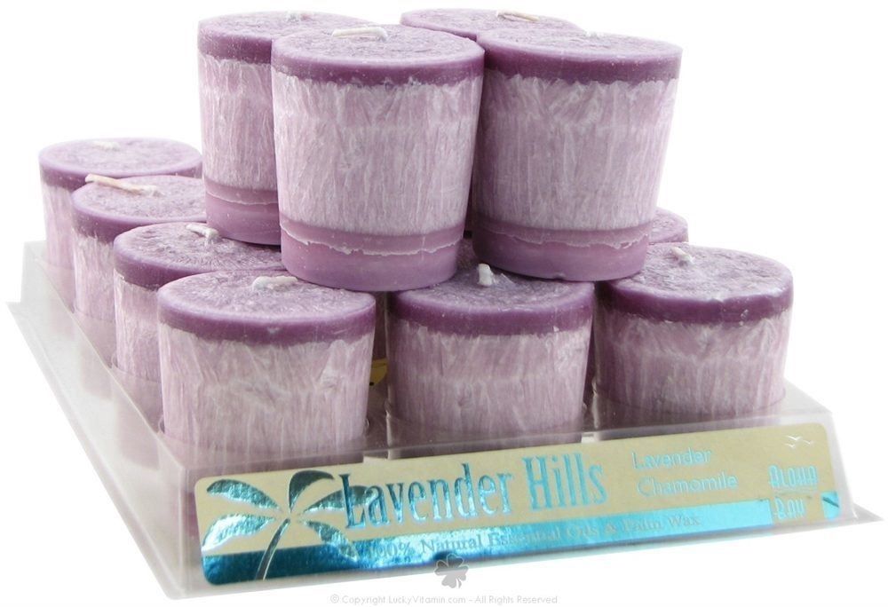 Aloha Bay Votive Eco Palm Wax Candle - Lavender Hills - 2 Oz