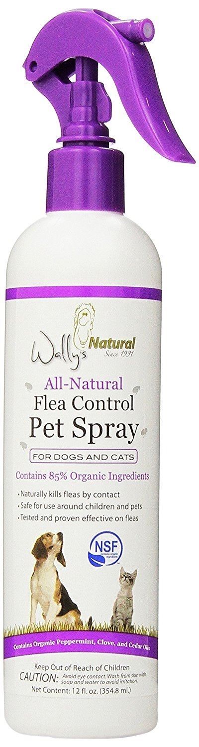 Wally's Natural Products All Natural Flea Control Pet Spray - 12 Oz - 1 Count