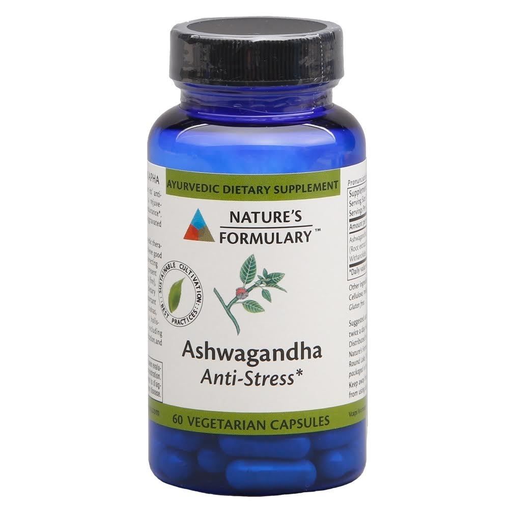 Nature's Formulary Ashwagandha - 60 Vegetarian s