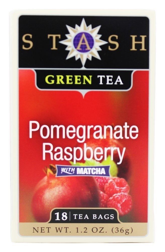 Stash Pomegranate Raspberry Green Tea with Matcha - 18 Tea Bags