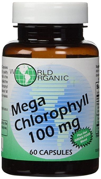 World , Mega-Chlorophyll,100 Mg 60 Cap Ea 1